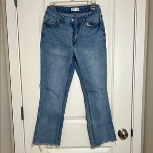 Tinsel Light Blue Cropped Denim Jeans Size 28